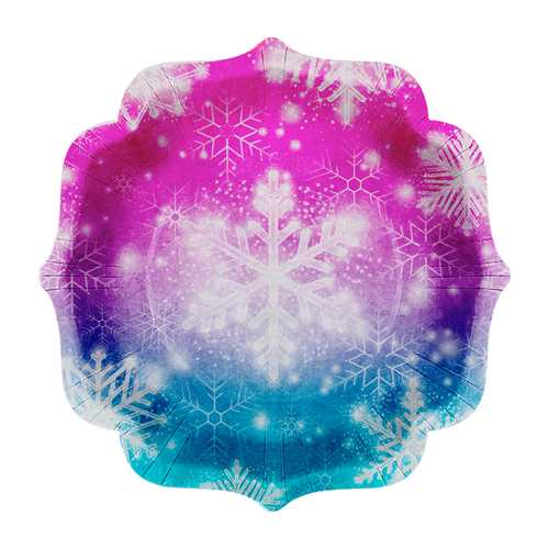 KİKAJOY KARTON BARDAK 8OZ 8Lİ SNOWFLAKES