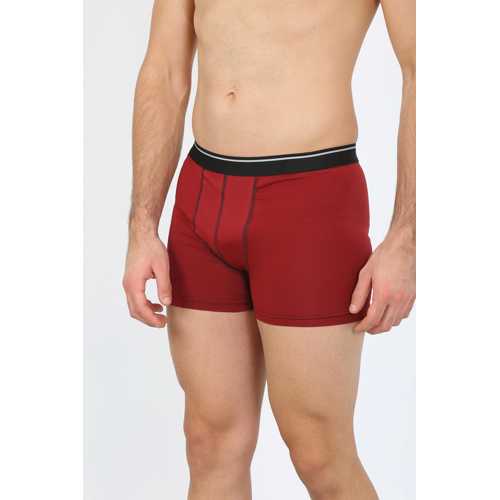 ERKEK PAMUK LIKRALI BOXER BORDO