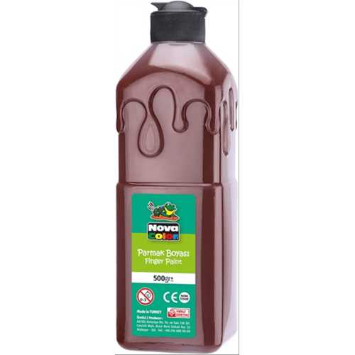 NOVA COLOR PARMAK BOYASI 500GR KAHVERENGİ