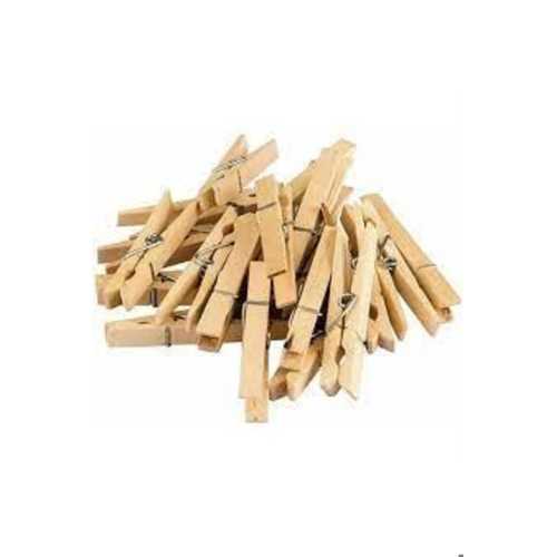 ESMAY AHŞAP MANDAL NATURAL 4.5CM 15Lİ