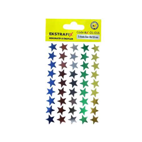EKSTRAFİX (DL-016) 80X120MM DEKORATİF ETİKET Q