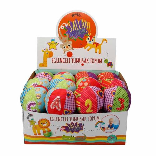 MOLİE YUMUŞAK KUMAŞ TOP ÇINGIRAKLI 5"-12.7CM
