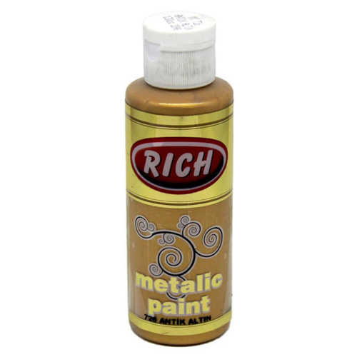 RİCH METALİK AKRİLİK 120ML 726 ANTİK ALTIN