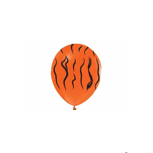 BALONEVİ BALON TURUNCU ÜZERİ ÇİZGİ 12" 12Lİ 8082