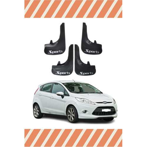 FORD FİESTA 2010-2017 SPORTS YAZILI 4'LÜ TOZLUK ÇAMURLUK PAÇALIK