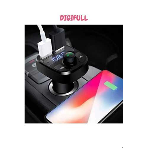 ARABA FM CIHAZI OTO ÇAKMAKLIK ŞARJ ALETI USB GIRIŞLI ARAÇ BLUETOOTH MP3 ÇALAR KIT