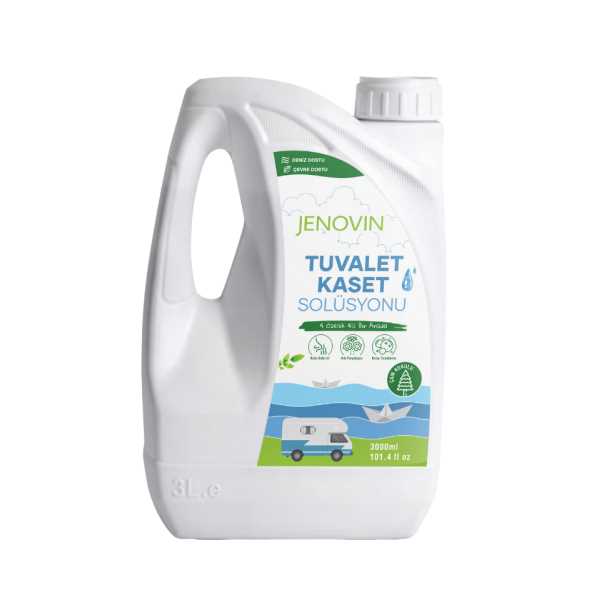 JENOVİN KARAVAN TEKNE YAT TUVALET WC KASET ATIK KİMYASALI ÇAM KOKULU 3 L