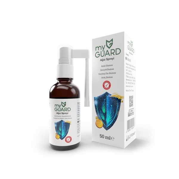 MY GUARD KEKİK VE ZENCEFİL EKSTRESİ İÇEREN AĞIZ SPREYİ 50 ML