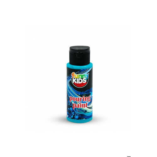 FUNNY KİDS POURING AKRİLİK BOYA 70CC TURKUAZ