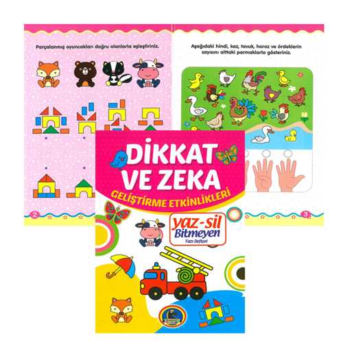 KARATAY YAZ-SİL DİKKAT VE ZEKA