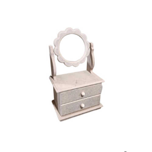 BAY MDF MAKYAJLIK 2 ÇEKMECELİ PAPATYA - DESENLİ