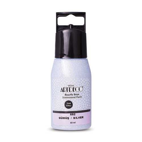 ARTDECO BOYUTLU BOYA SİMLİ 60ML GÜMÜŞ 692