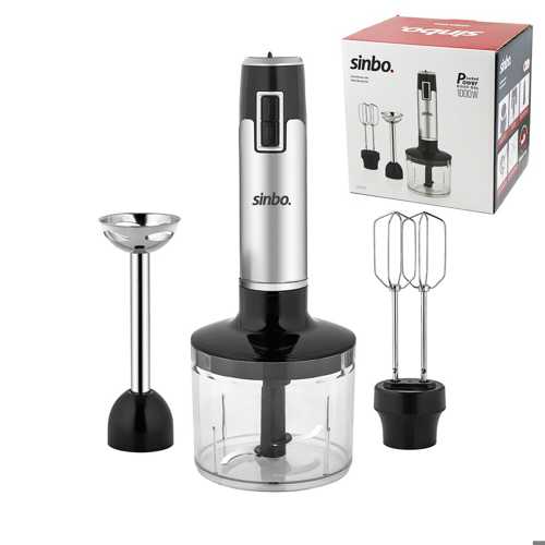 MULTİ TURBO EL BLENDER SETİ AYARLANABİLİR KADEME HIZ 700ML HAZNE SHB-3181 (4172)