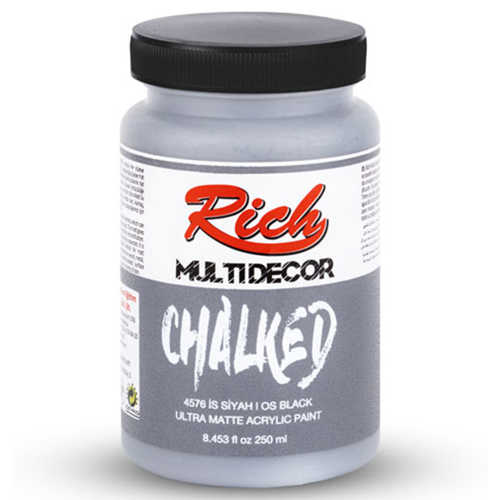 RİCH MULTİDEKOR CHALKED 250ML 4576 İS SİYAH