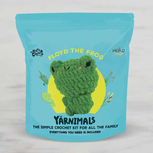H.CRAFTS YARNİMALS AMİGURUMİ KİTİ- FLOYD THE FROG
