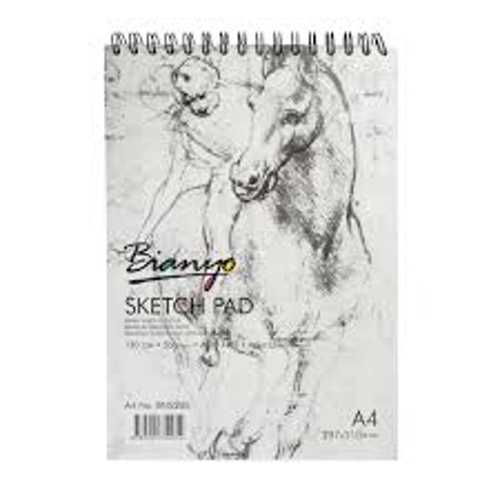BİANYO ESKİZ DEFTERİ SPİRALLİ A4 150GR 24YP BEYAZ
