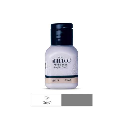 ARTDECO AKRİLİK BOYA 25ML 3647GRİ