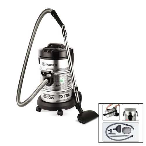 TORBASIZ - KURU VAKUMLU - METAL KASA ELEKTRİKLİ SÜPÜRGE 21LT - 2850W HSV-622DVC (4172)