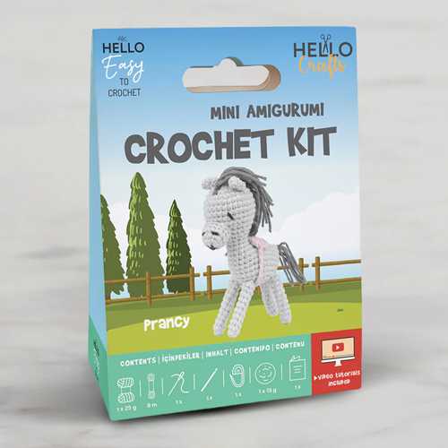 H.CRAFTS TIĞ İŞİ MİNİ AMİGURUMİ KİTİ-PRANCY
