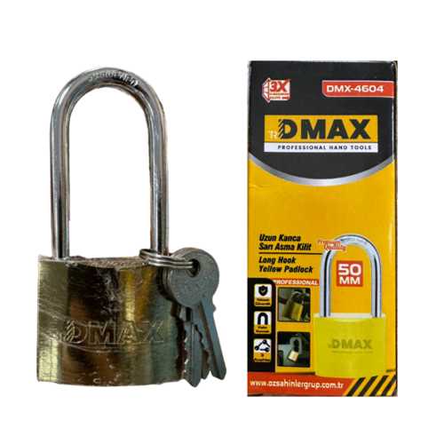 DMAX ASMA KİLİT SARI 50MM UZUN KANCA