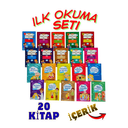 20 KİTAPLIK İLK OKUMA SERİSİ – OKUL ÖNCESİ VE 1. SINIF İÇİN GELİŞİM SETİ