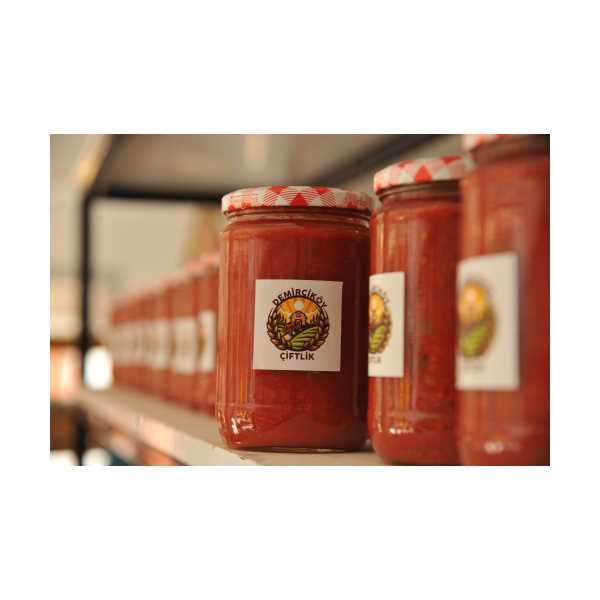 EV YAPIM YEMEKLİK DOMATES SOS 550-600 GR