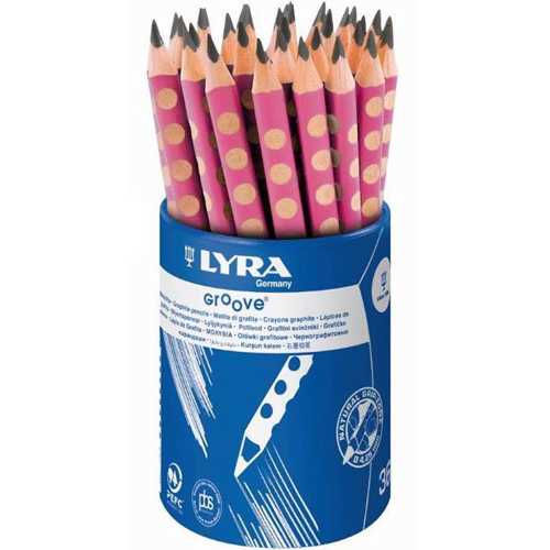 LYRA KURŞUN KALEM GROOVE GRAPHİTE PEMBE -36-