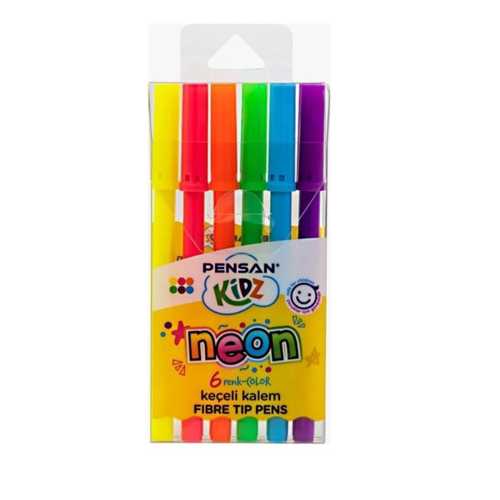 PENSAN KİDZ KEÇELİ BOYA KALEMİ NEON 6 RENK