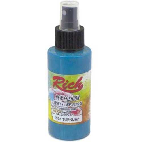 RİCH SPREY KUMAŞ BOYASI 60ML 1528 TURKUAZ