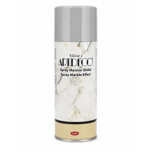 ARTDECO AKRİLİK SPREY MERMER EFEKTİ 200ML GÜMÜŞ