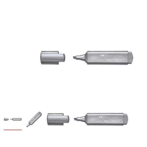 FABER FOSFORLU KALEM 46 METALİK GÜMÜŞ -10-