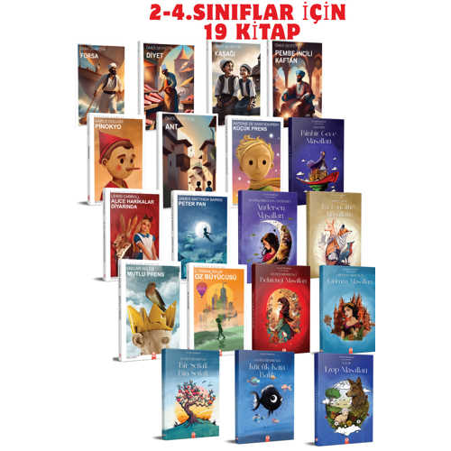 ÇOCUK MASAL ÖYKÜ ROMAN SETİ (19 KİTAP)