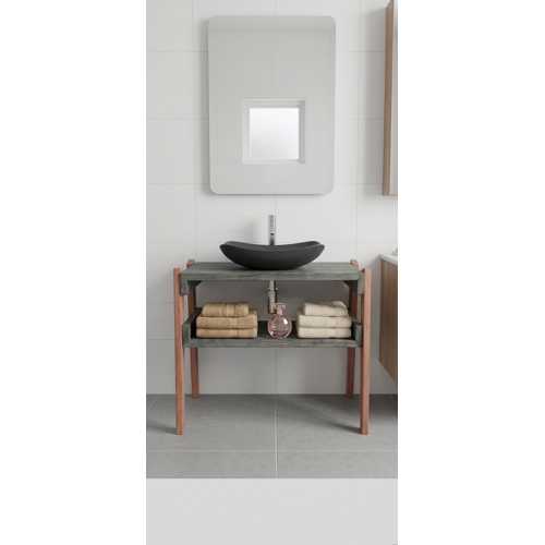 RUSTİK BANYO DOLABI AHŞAP SİNK STAND EL YAPIMI ÇİFTLİK EVİ VANİTY