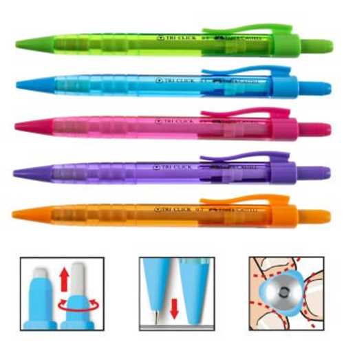 FABER TRİ CLİCK VERSATİL RUBBERİZED 0.7MM -10-
