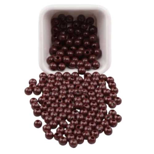 PLASTİK MAKROME BONCUK 10MM 500GR KAHVE B7168