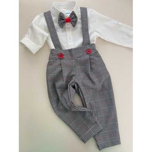 TUBİBEBE 2'Lİ EKOSE SALOPET + PAPYON TAKIM