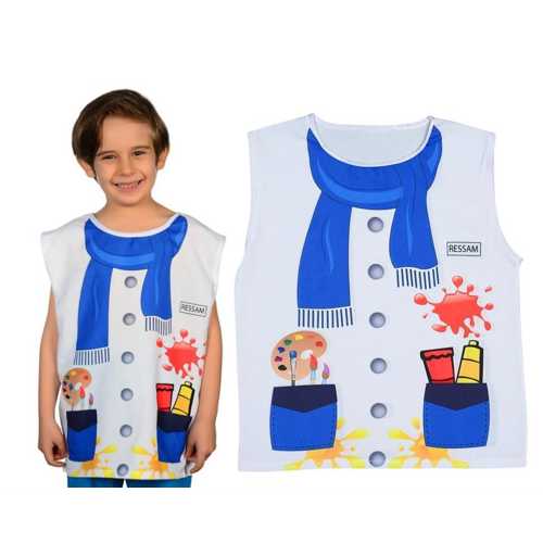 ANKİ RESSAM KOSTÜMÜ BASKILI AND-5112