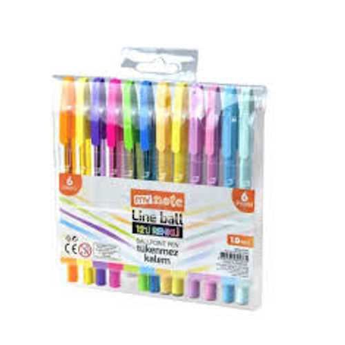 MYNOTELİNE BALL 1.0MM 12 RENK TÜKENMEZ KALEM SETİ