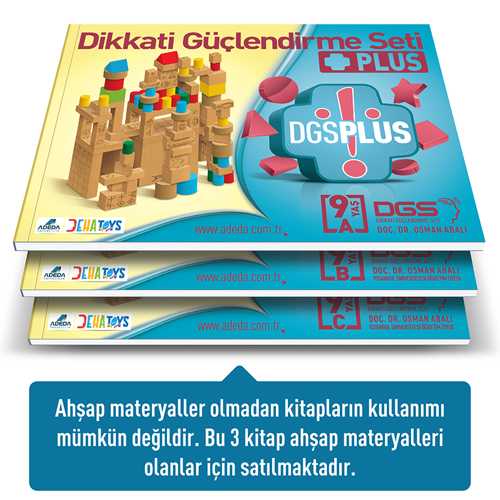 ADEDA DİKKAT GÜÇLENDİRME SETİ PLUS KİTAP 9 YAŞ