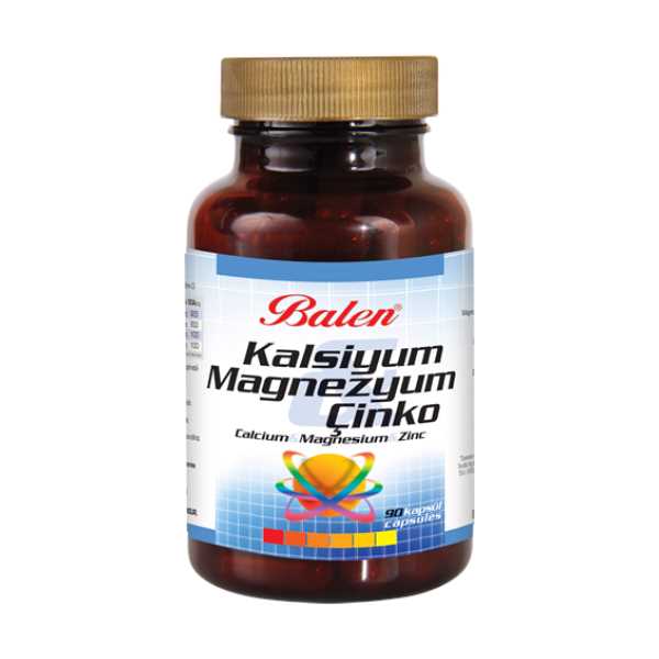 BALEN KALSİYUM & MAGNEZYUM & ÇİNKO KAPSÜL - 90 KAPSÜL