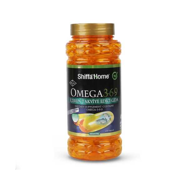 SHİFFA HOME OMEGA 3-6-9 200 ADET X 1000 SOFTJELYUMUŞAK KAPSÜL