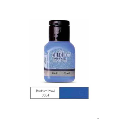 ARTDECO AKRİLİK BOYA 25ML 3054 BODRUM MAVİ