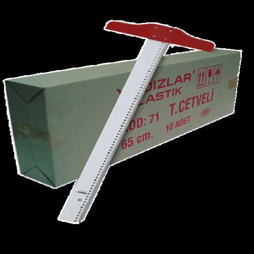 YILDIZLAR PLASTİK T CETVEL 65CM 071