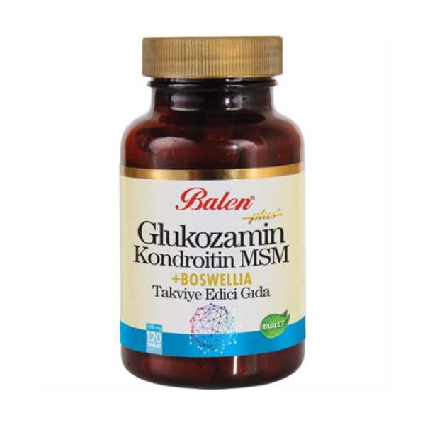 BALEN GLUKOZAMİN KONDROİTİN MSM BOSWELİA TABLET - 120 TABLET