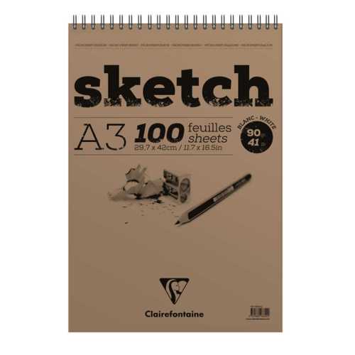 CLRF ESKİZ İVORY A3 90GR 50YP SPİRALLİ DEFTER