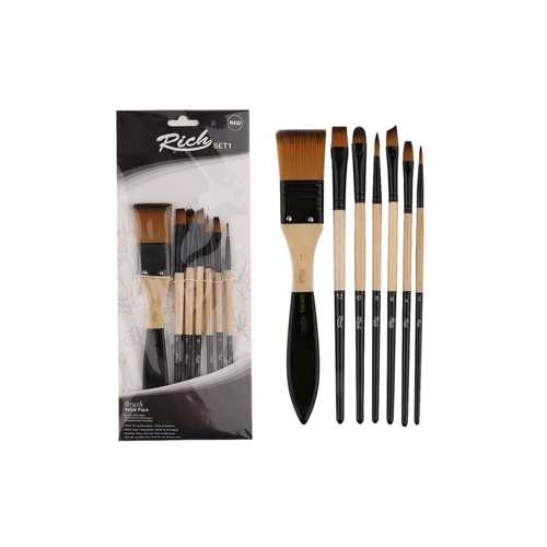 RİCH SET:1 ZEMİN FIRÇALI KARMA 7Lİ