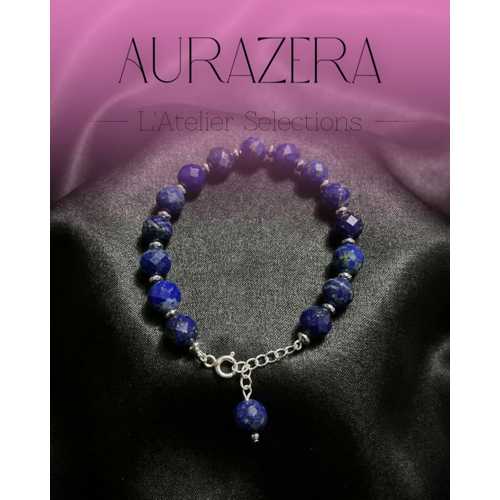 LAPIS LAZULI TAŞLI GÜMÜŞ ÖZEL TASARIM BILEKLIK | L’ATELIER SELECTION