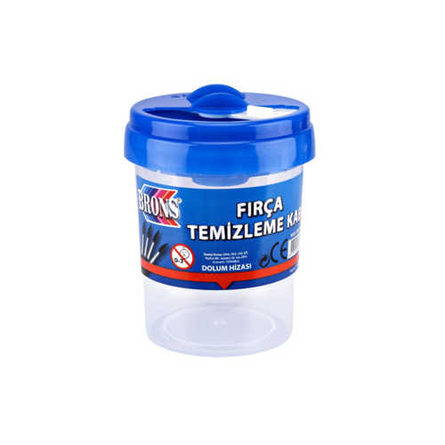 BRONS FIRÇA TEMİZLEME KABI BR-250
