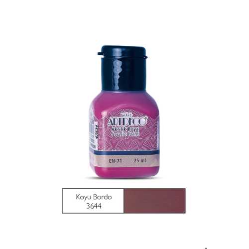 ARTDECO AKRİLİK BOYA 25ML 3644 KOYU BORDO