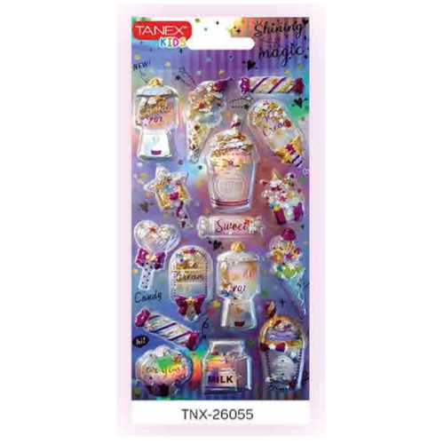 TANEX TNX-26055 PARLAK SİMLİ-5 SERİSİ STİCKER